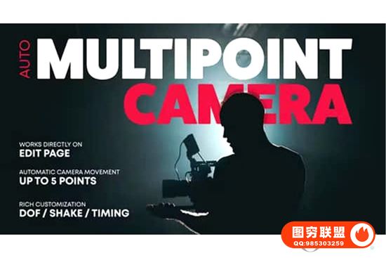 [达芬奇模板]达芬奇特效库-多点控制三维空间透视动画预设模板 Multipoint Actio@38529