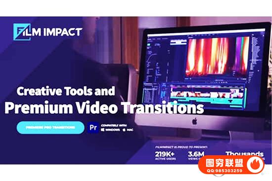[PR插件]74个PR特效转场插件合集包 FilmImpact Premium Video @38073