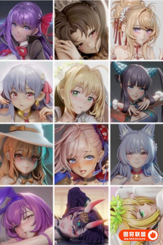 [3D模型]再也不怕没模型了！3款Blender模型包！@37788