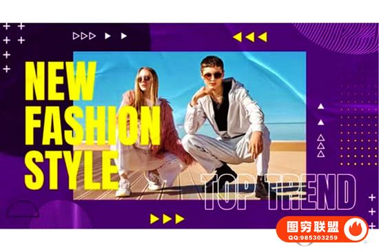 [PR模板]时尚都市幻灯片图形包装图文介绍展示片头 Urban Fashion S@37507