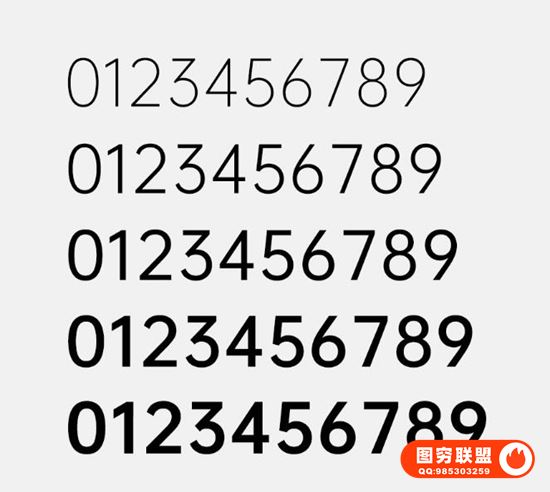 [字体]数字价格字体6款免费可商用@37276