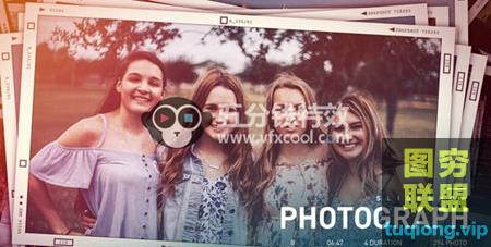 [AE模板]散落照片相册展示开场片头 Falling Photo Slidesho@27668