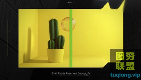 [AE模板]文字标题图形转场动画@5668