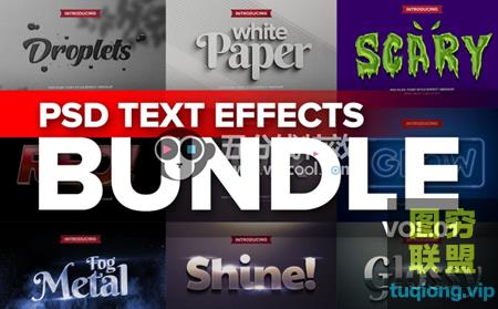 [PSD模板]Ps 3D文字效果套装1 Photoshop 3D Text Effects B@26979