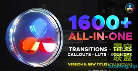 [达芬奇模板]达芬奇预设-1600组达芬奇无缝过渡转场调色LUTS摄像机聚焦扭曲光效预设库@27045