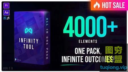 [AE/PR脚本]AE+PR脚本预设-4000组文字标题排版场景图表背景指示线图形动画工具包 In@19188