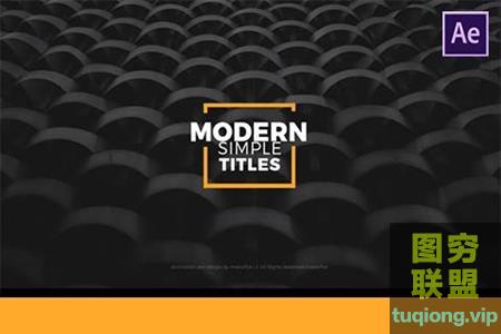 [AE模板]20组现代时尚文字标题动画 20 Modern Titles!@13718