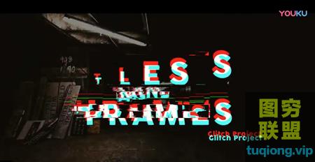 [AE模板][文字标题] 色彩分离文字标题动画 Titles And Frames@18325