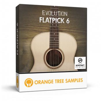 钢弦民谣吉他 民谣/乡村/蓝草 Orange Tree Samples Evolution Flatpick 6 KONTAKT