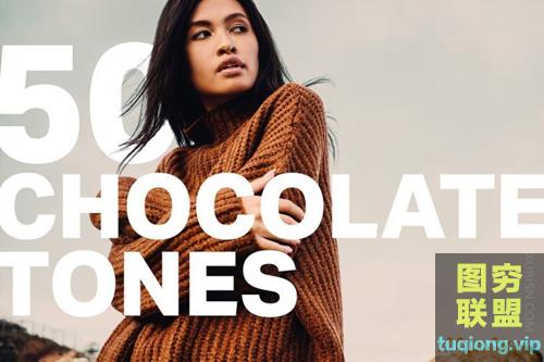 50款巧克力色调Lightroom预设包Chocolate Tones Lightroom Presets