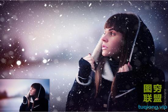 20张真实下雪雪花照片叠加溶图素材Real Snow Photo Overlays