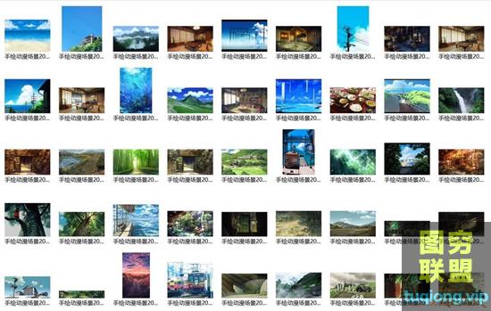日式卡通动漫动画场景图片素材汇总 23.4GB