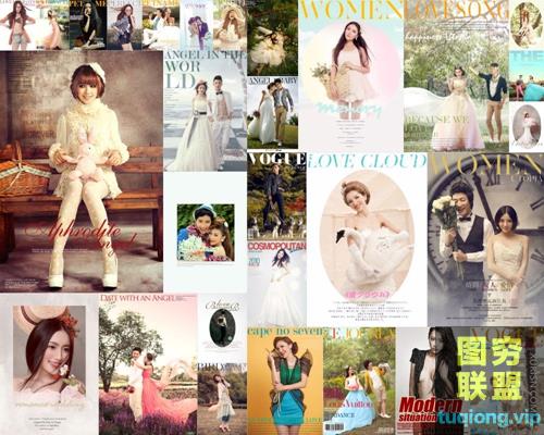 30款 欧美风杂志封面PSD分层素材模板