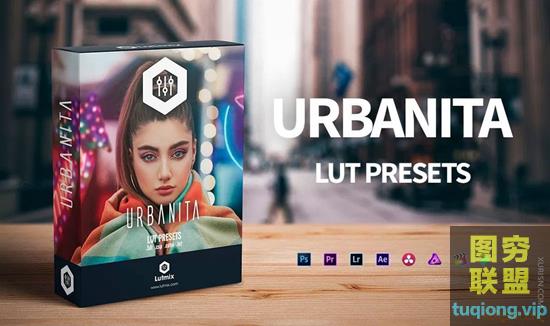 10组创意人像风景LUTs预设CREATIVE LUT PRESETS - URBANITA