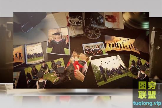 青春记忆同学回忆录毕业季电子相册AE模板