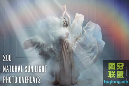200张高清自然光线阳光照片叠加素材Natural Sun Light Photo Overlays