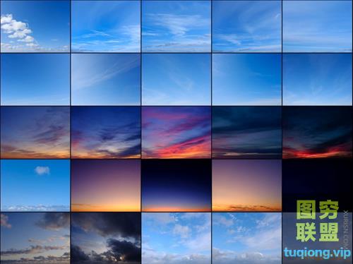 100张中画幅8K真实天空RAW图库集合 富士GFX 50R