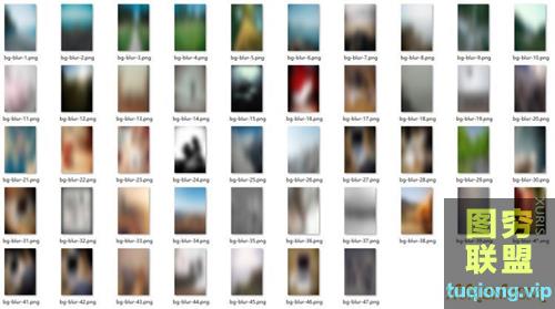 模糊毛玻璃背景图片Blur-Blurred Backgrounds（5种分辨率共255个）