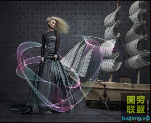 200张高清火焰波彩色粒子光束光线氛围艺术高清图片合集