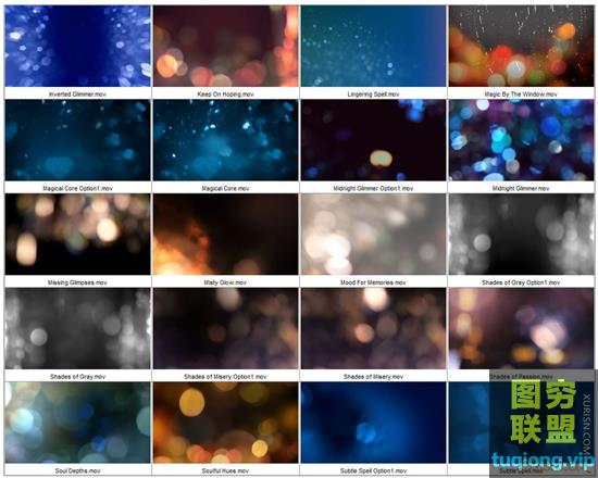 40组高清1080P镜头光斑影视光效视频素材