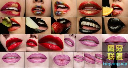 24P 模特嘴唇特写RAW原片 商业修图练习学习素材