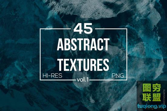 45P抽象涂鸦水墨油画PNG透明纹理图片素材 Abstract Paint Textures