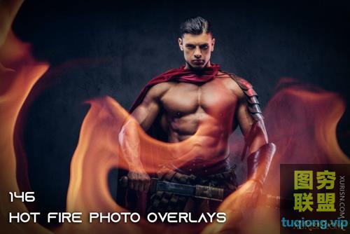 146张火焰烈火图像叠加溶图素材Hot Fire Photo Overlays