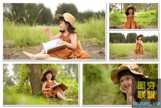 11张可爱女童户外摄影RAW原片NEF格式素材