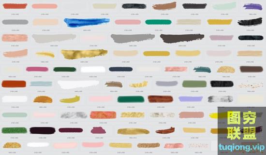 181P 高清水彩手绘笔画PNG透明背景素材