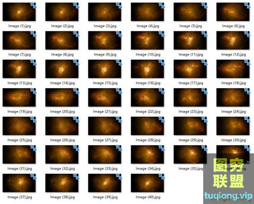 40张高清金色粒子照片叠加合成素材Golden Particle Photo Overlays