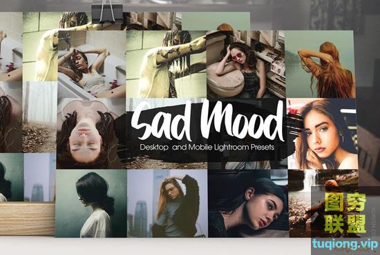17个悲伤心情悲哀情绪sad mood色调Lightroom预设