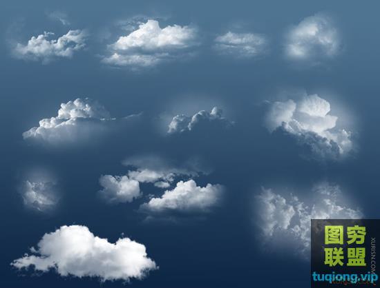 11个云朵、云彩PS笔刷