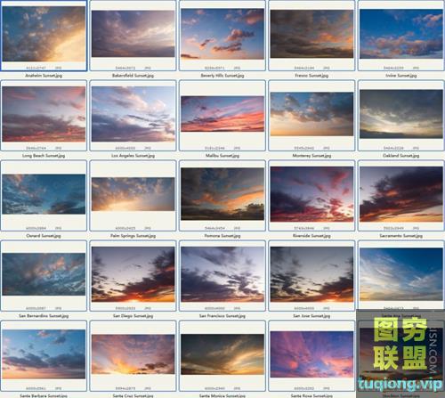 25组5K超高清温暖夕阳天空图片素材合集