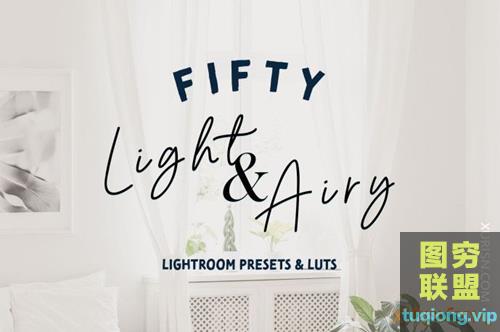 50个明亮清新LR/LUTs预设 Light and Airy Lightroom Presets and LUTs