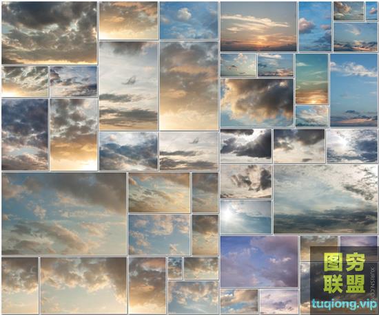 45张高清飘渺天空云层图片集MB Heavenly Skies
