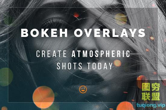 16张高清图片合成散景叠加层