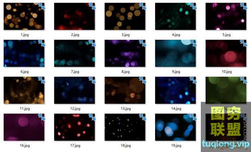 20张高清散景叠加图片包Bokeh Overlays Pack