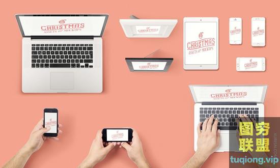 精品圣诞节设计元素PSD分层图片素材