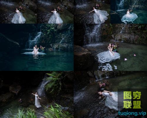 水中舞蹈的莲花女孩 10P——RAW CR2原图+LR预设