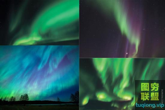 41P 高清绚丽多彩极光JPG图片素材集