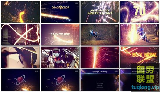 78组动态扫光影视后期全高清素材包