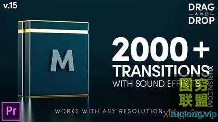 2000组现代时尚创意PR转场过渡特效模板合集V15 Modern Transitions