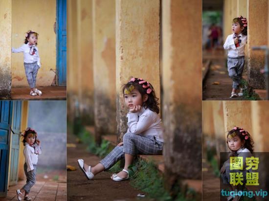 5张可爱小女孩写真RAW原片