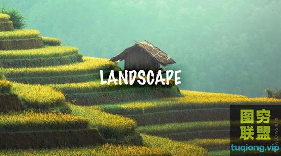 10组创意风光图片LUTs预设Landscape Creative LUT presets