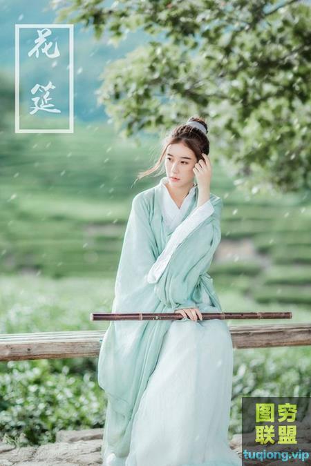 17张 唯美古风莲花江湖人像外景RAW原片 后期修图练习素材