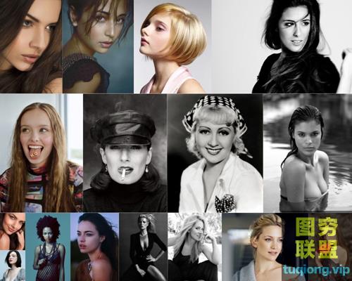 1500+欧美女性头像高清肖像参考图集，肖像绘画必备