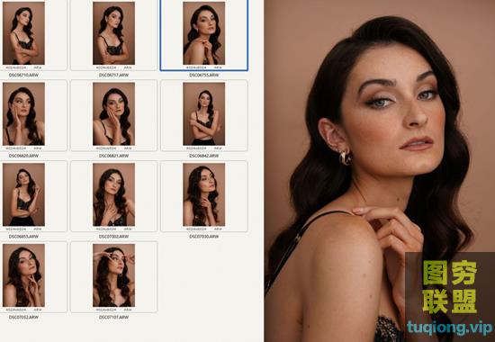 11张性感气质模特RAW原片ARW格式 修图练习素材