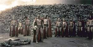 美国经典动作战争片《斯巴达300勇士》解说文案及全剧下载