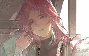 李富贵伪厚涂美型人像插画第4期7月(高清画质带笔刷)