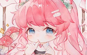 鹅七生菜Q版水彩头像团练2期(画质清晰无素材)